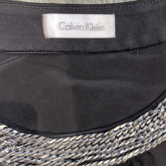 Calvin Klein tunic black chain link neck midi dress - Picture 4 of 12